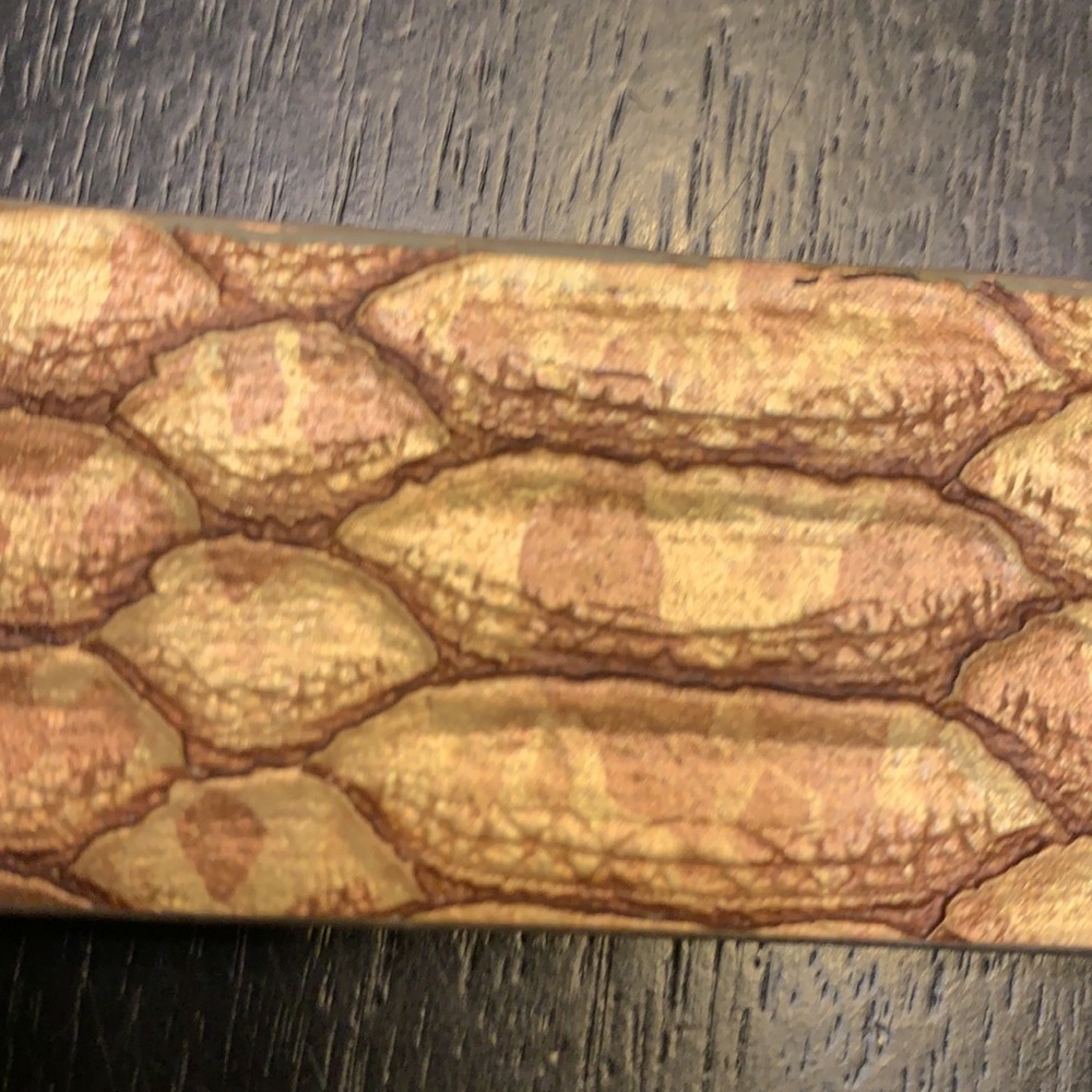 Chico’s Faux Snake Print Belt M/L - Picture 9 of 14